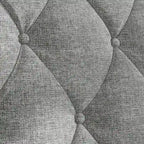 78.75" 3-Seater Fabric Sofa with Tufted Back – Grey