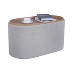 Reversible Storage Ottoman, 30" Wide