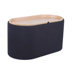 Reversible Storage Ottoman, 30" Wide