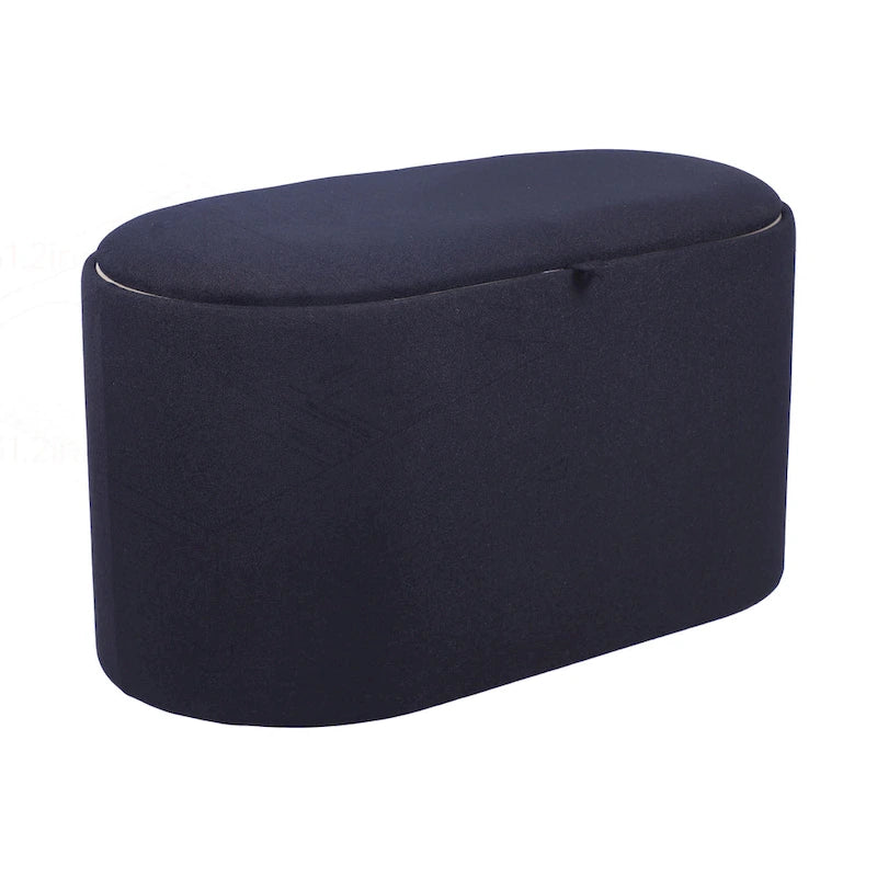 Reversible Storage Ottoman, 30" Wide
