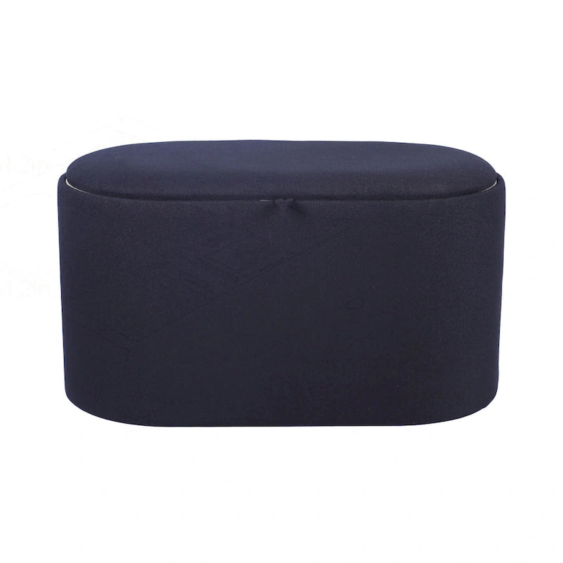 Reversible Storage Ottoman, 30" Wide