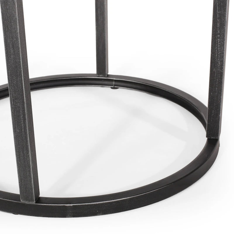 Modern Industrial 3-Piece Coffee Table Set