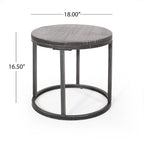 Modern Industrial 3-Piece Coffee Table Set