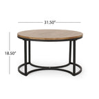 Modern Industrial 3-Piece Coffee Table Set