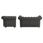 Chesterfield Loveseat with Button Tufting