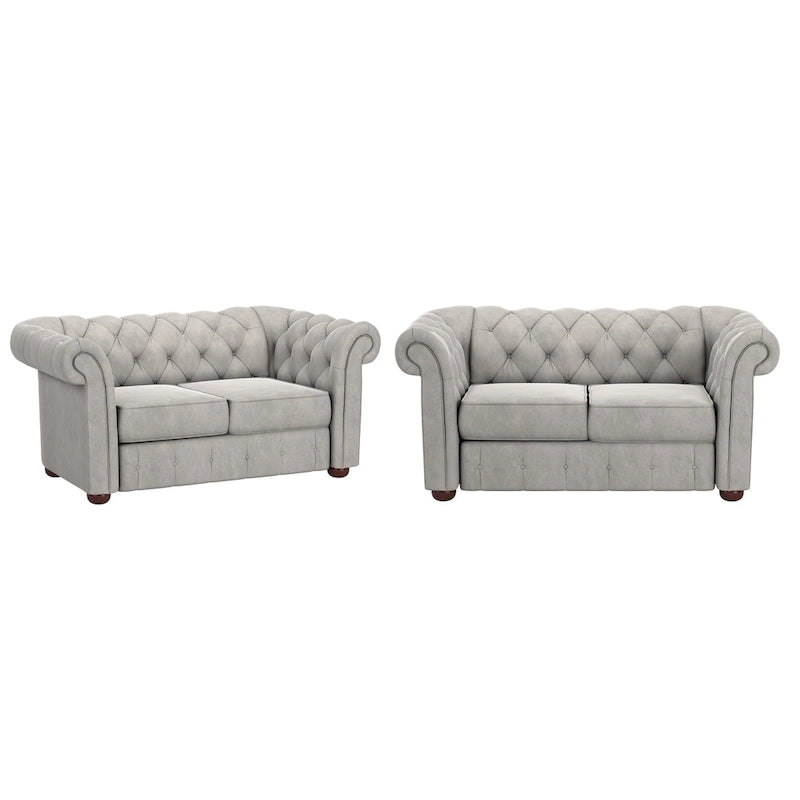 Chesterfield Loveseat with Button Tufting