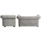 Chesterfield Loveseat with Button Tufting