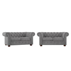 Chesterfield Loveseat with Button Tufting