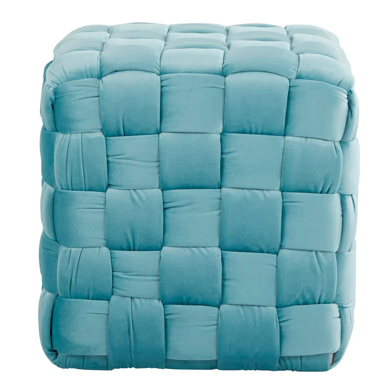 Braided Square Ottoman 16"