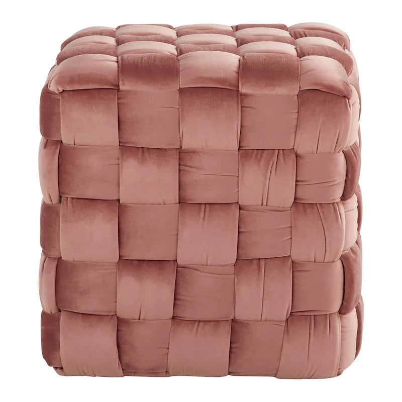 Braided Square Ottoman 16"