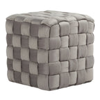 Braided Square Ottoman 16"