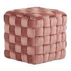 Braided Square Ottoman 16"