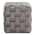 Braided Square Ottoman 16"