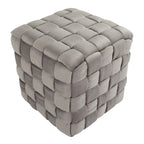 Braided Square Ottoman 16"