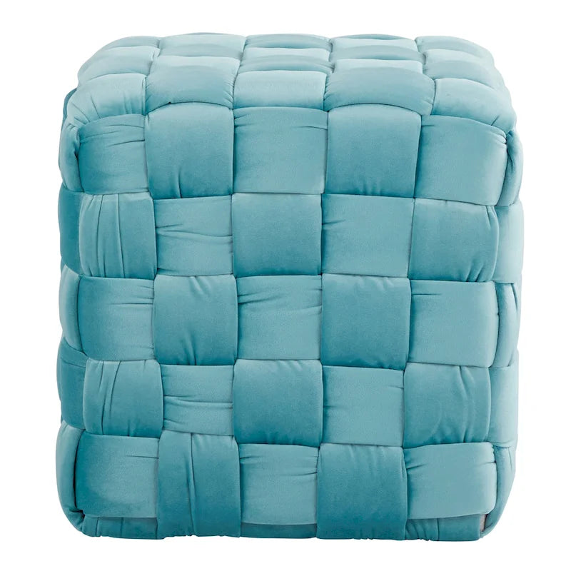 Braided Square Ottoman 16"