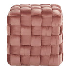 Braided Square Ottoman 16"