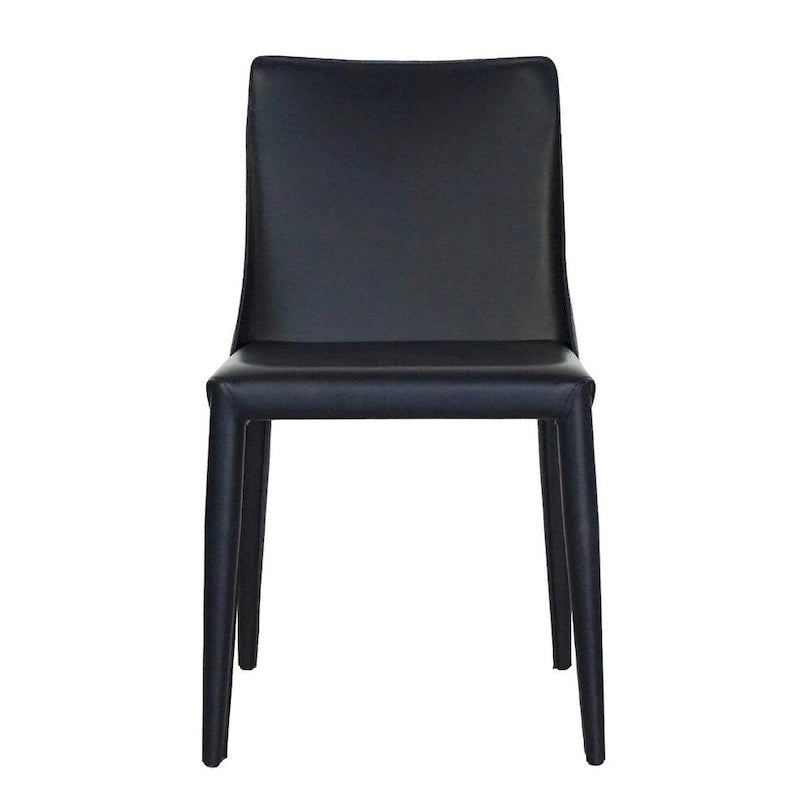 Mid-Century Modern Esszimmerstuhl aus veganem Leder
