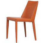 Mid-Century Modern Esszimmerstuhl aus veganem Leder