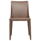 Mid-Century Modern Esszimmerstuhl aus veganem Leder