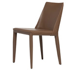 Mid-Century Modern Esszimmerstuhl aus veganem Leder