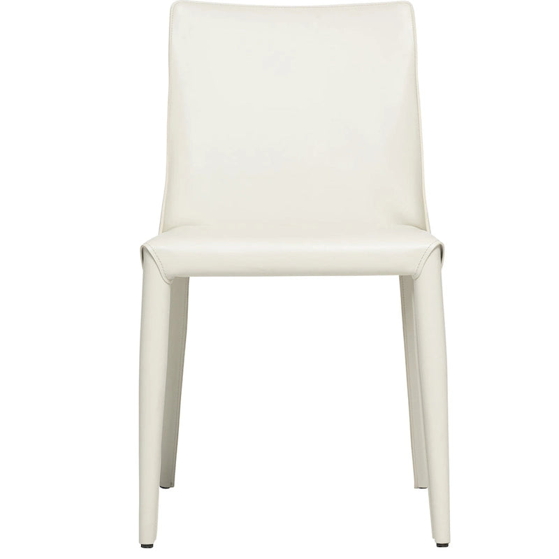 Mid-Century Modern Esszimmerstuhl aus veganem Leder