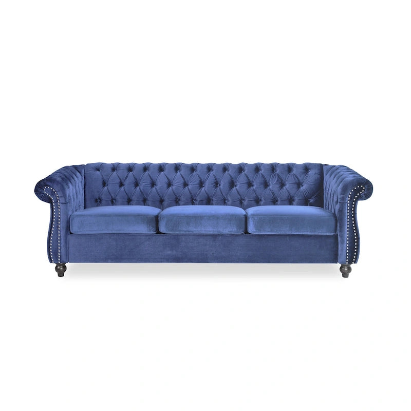 Tufted Velvet Chesterfield Sofa
