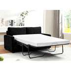 Polyester-Cord-Schlafsofa mit quadratischen Armlehnen, 70 Zoll