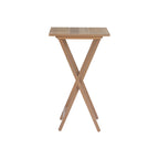 Foldable TV Tray Table Set with Storage Stand