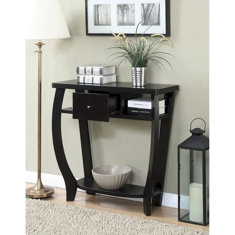  Newport 1 Drawer Dorchester Console Table with Shelf