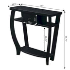 1-Drawer Console Table with Shelf