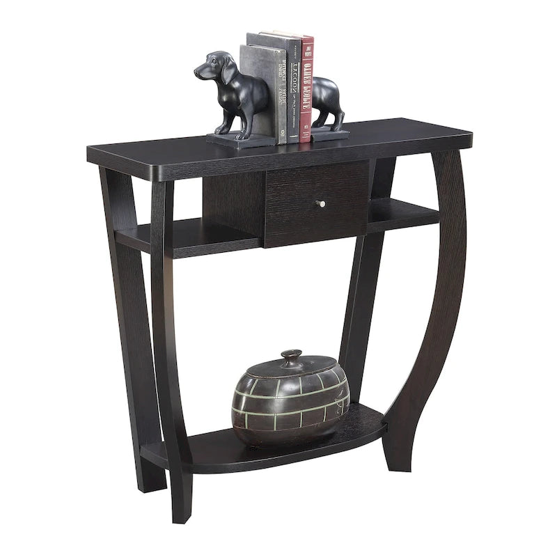 1-Drawer Console Table with Shelf