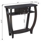 1-Drawer Console Table with Shelf