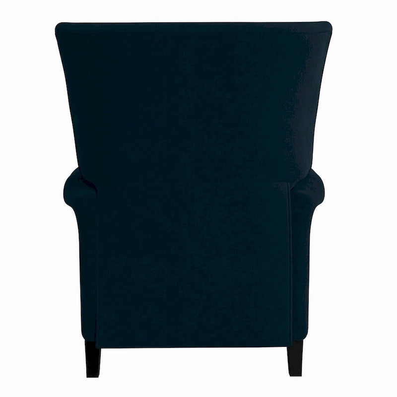 Velvet Pushback Recliner Chairs, Set of 2