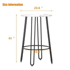 Bartisch Stehtisch Bistrotisch Esstisch mit Bartischhöhe runder Bartisch