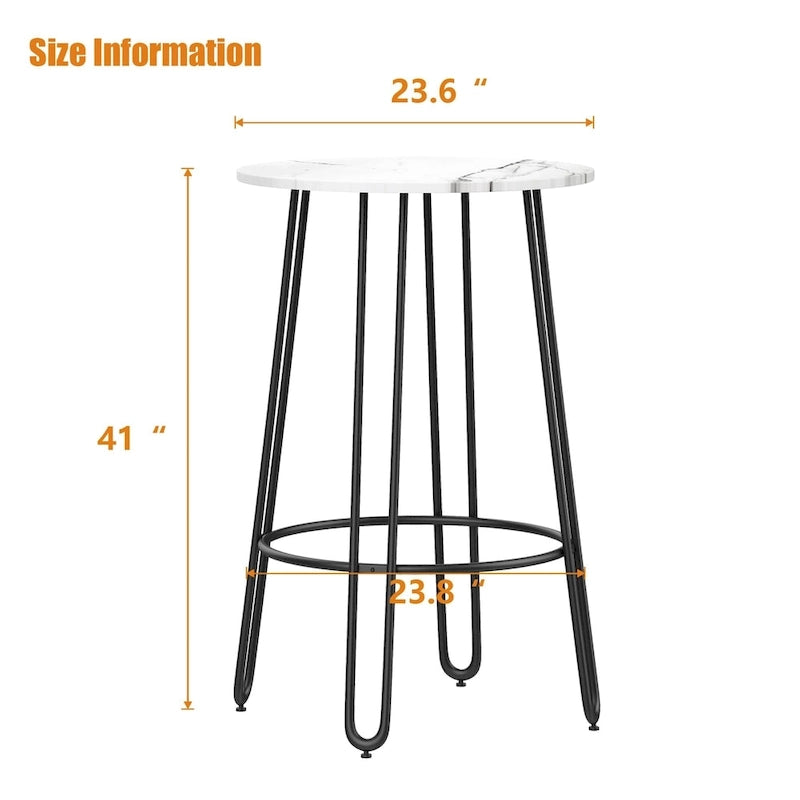 Bartisch Stehtisch Bistrotisch Esstisch mit Bartischhöhe runder Bartisch