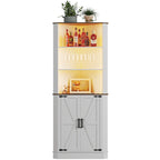 66" Corner Cabinet with LED Light