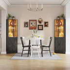 66" Corner Cabinet with LED Light
