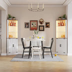 66" Corner Cabinet with LED Light