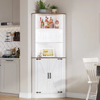 66" Corner Cabinet with LED Light
