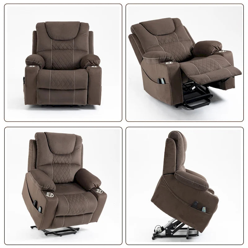 Oversized Power Lift Recliner Chair, 400 lbs Capacity
