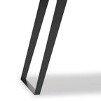 Acacia Wood Flat Top Desk with Metal Legs – 54 Inch