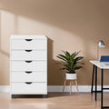 5-Drawer Storage Cabinet with Wheels