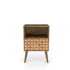 Mid Century Modern 1-Drawer Nightstand