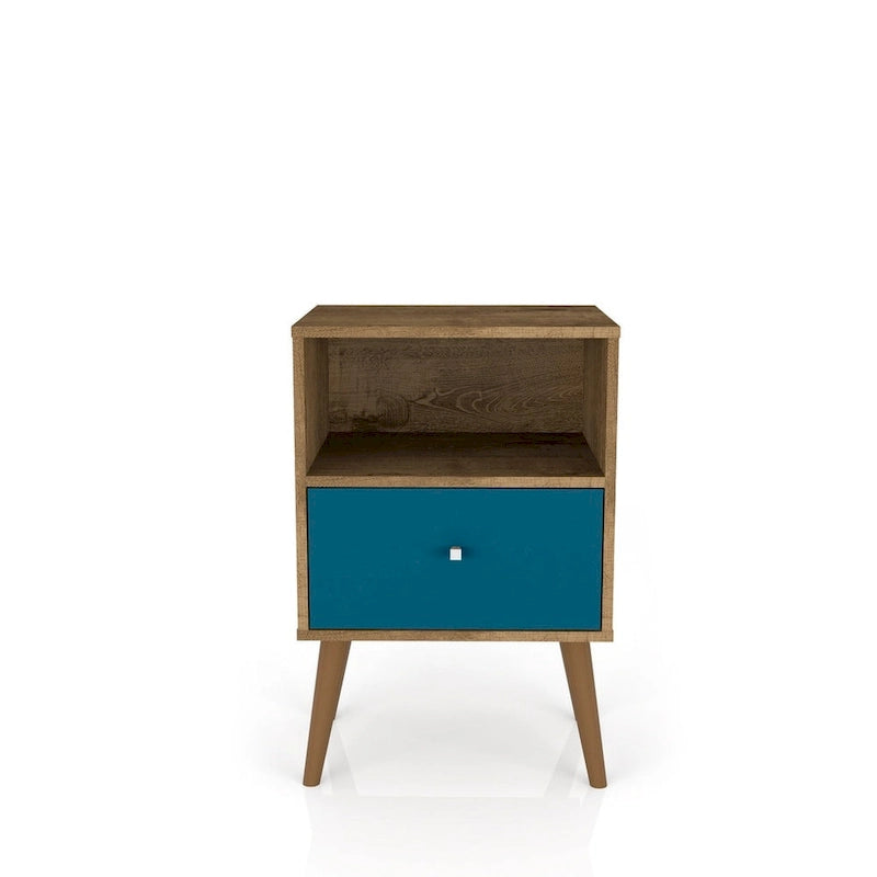 Mid Century Modern 1-Drawer Nightstand