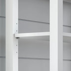 Tall Hutch Organizer with Open Shelves