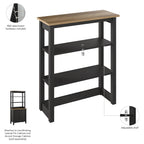Tall Hutch Organizer with Open Shelves