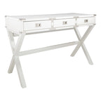 46-Inch Writing Desk with Power Station and Storage Drawers
