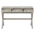 46-Inch Writing Desk with Power Station and Storage Drawers
