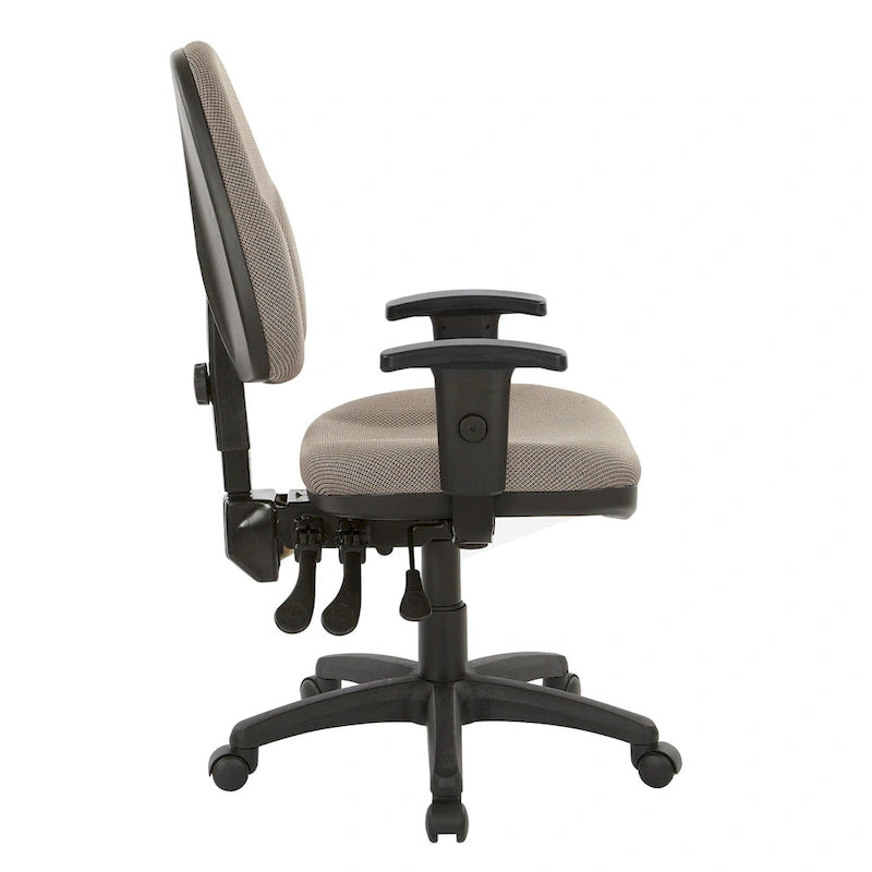 Dual Function Ergonomic Office Chair with Adjustable Back Height