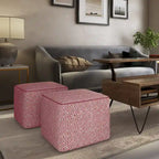 Böhmischer quadratischer Pouf